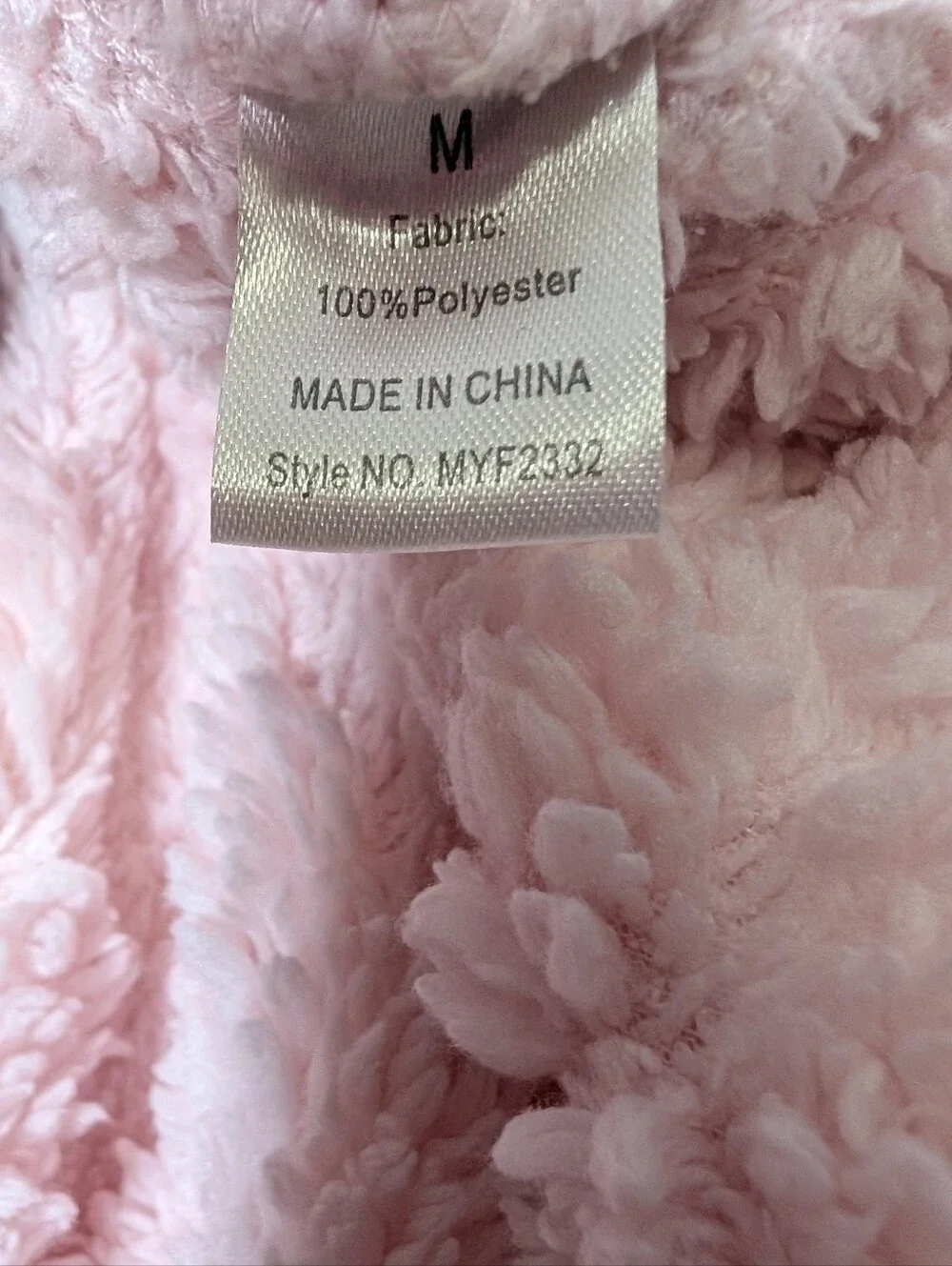 Pink Plush Cable Knit Pajama Lounge Set Size Medium